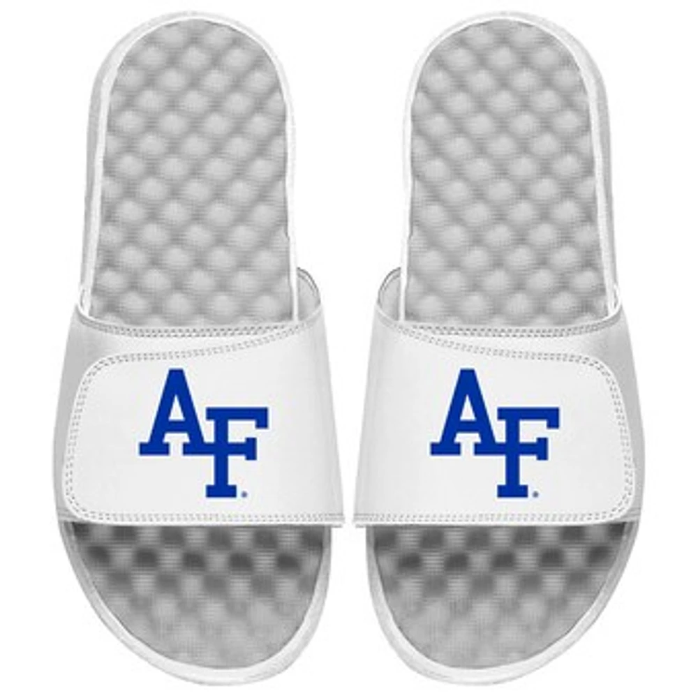 Youth ISlide White Air Force Falcons Primary Logo Slide Sandals
