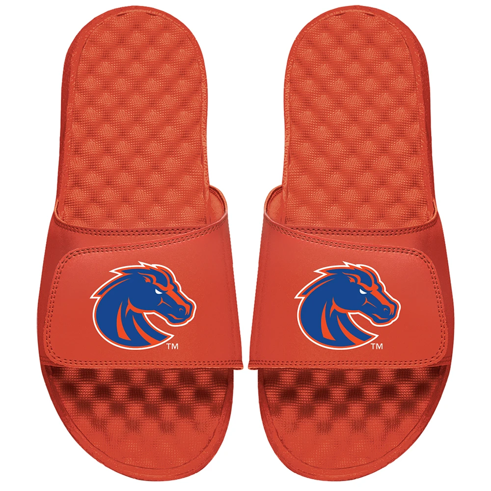 Youth ISlide Orange Boise State Broncos Primary Logo Slide Sandals