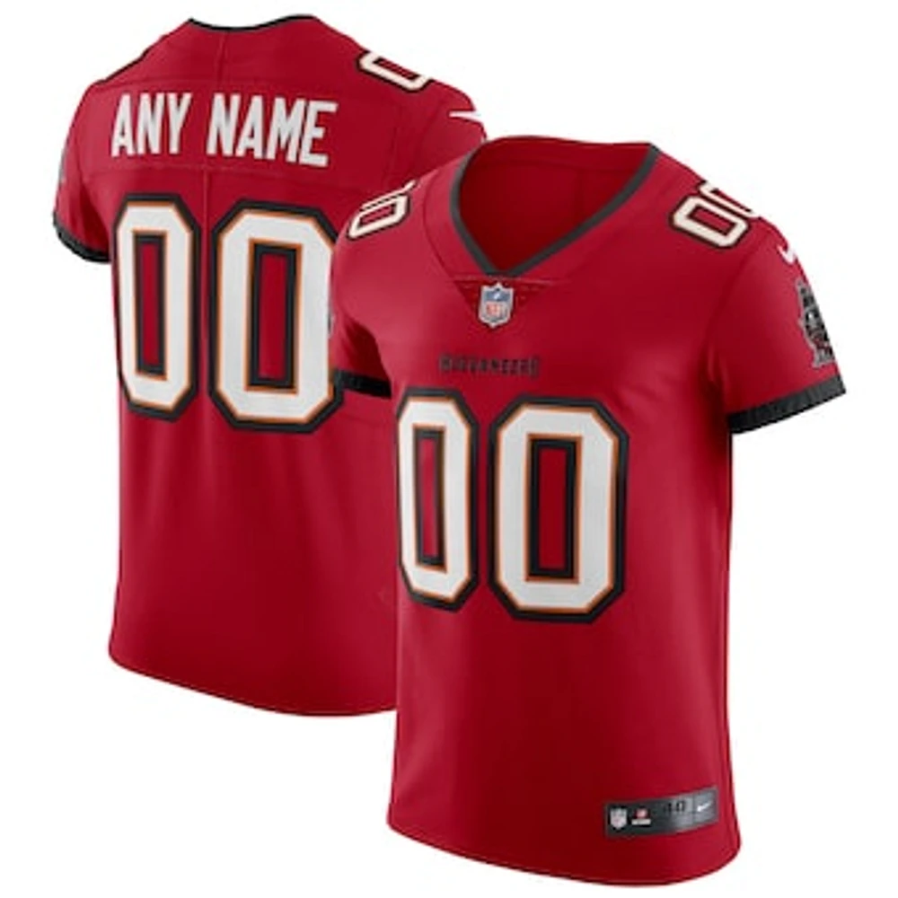 Men's Nike Red Tampa Bay Buccaneers Vapor Elite Custom Jersey