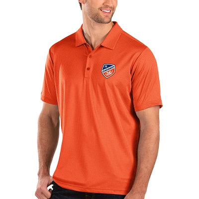 Men's Antigua Orange FC Cincinnati Balance Polo