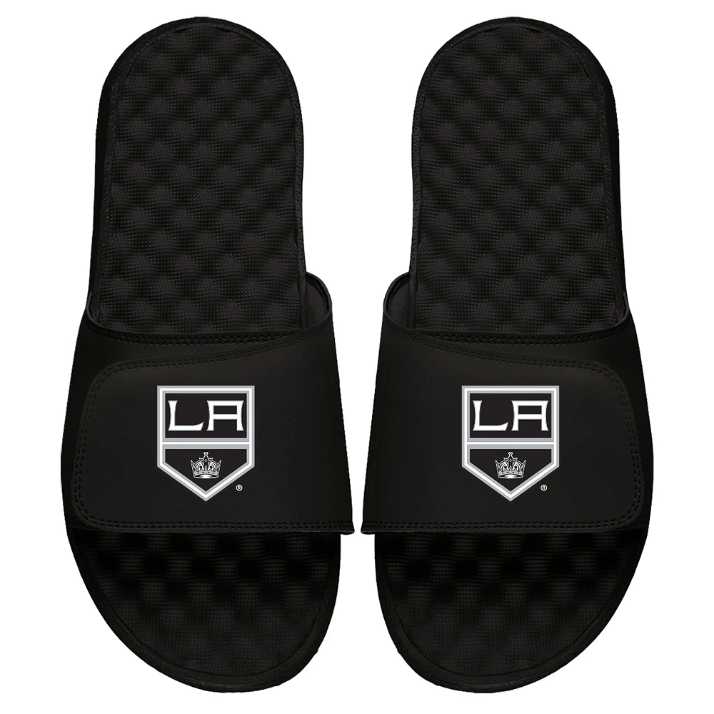 Men's ISlide Black Los Angeles Kings Primary Logo Slide Sandals