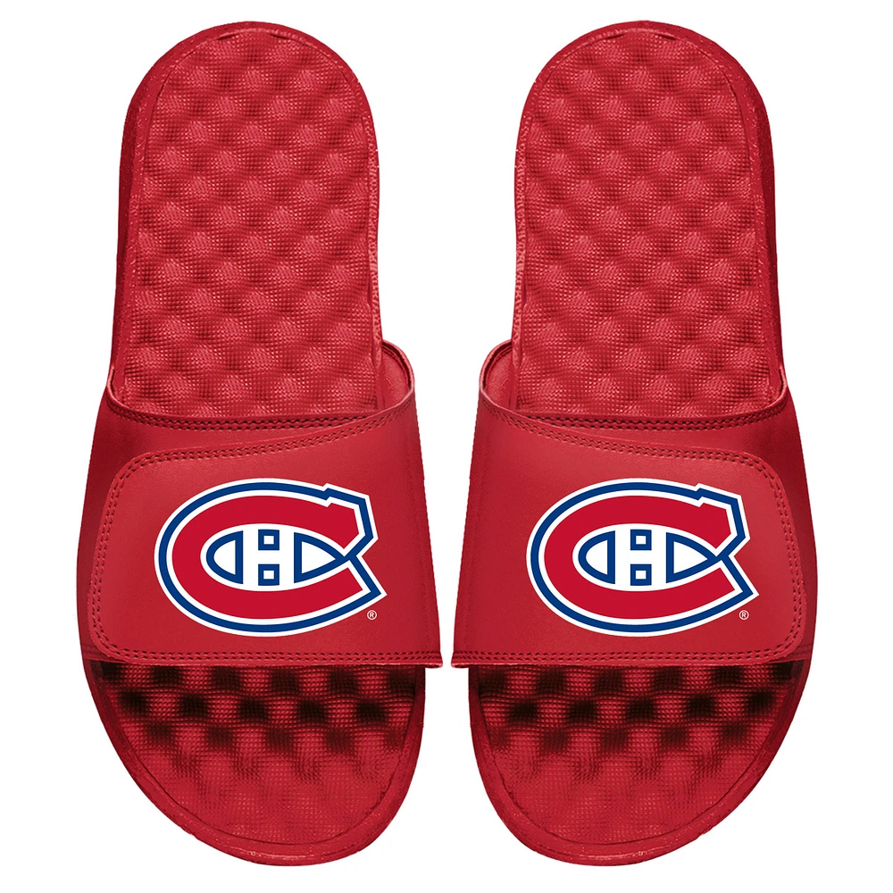 Men's ISlide Montreal Canadiens Primary Logo Slide Sandals