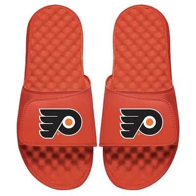 Men's ISlide Orange Philadelphia Flyers Primary Logo Slide Sandals