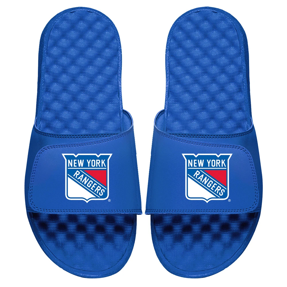 Youth ISlide Royal New York Rangers Primary Logo Slide Sandals
