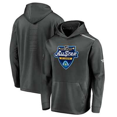 Men's Fanatics Charcoal 2020 NHL All-Star Game Rinkside Pullover Hoodie