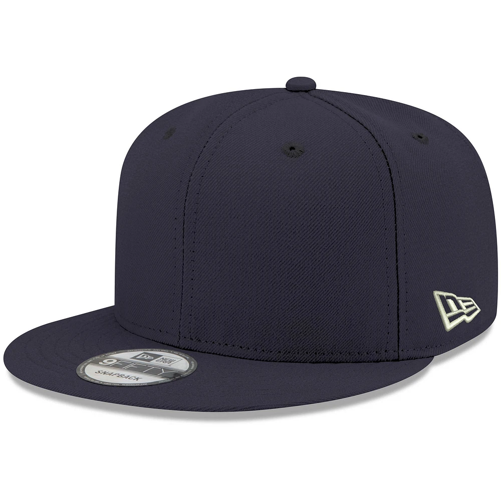 Youth New Era Navy Custom 9FIFTY Adjustable Hat