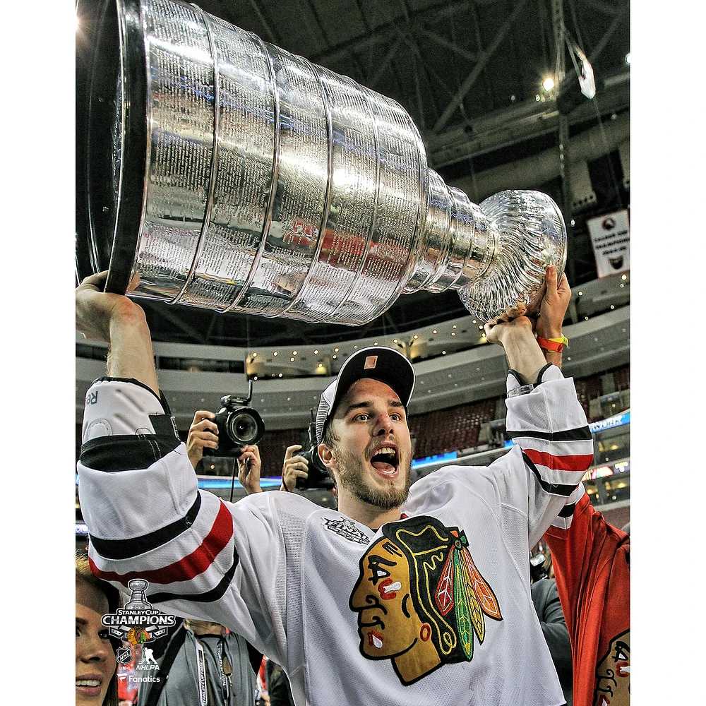Niklas Hjalmarsson Chicago Blackhawks Unsigned Stanley Cup Champions Raising Photograph