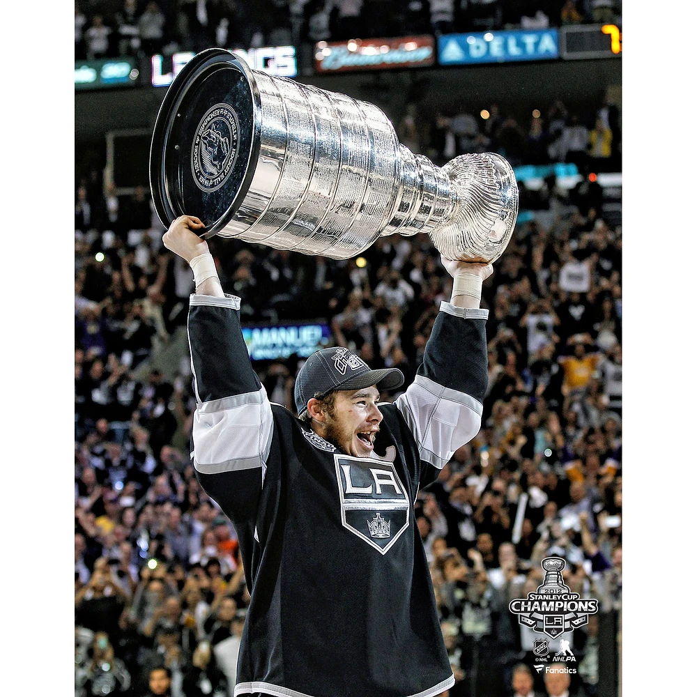 Dustin Brown Los Angeles Kings Unsigned Stanley Cup Champions Raising Photograph