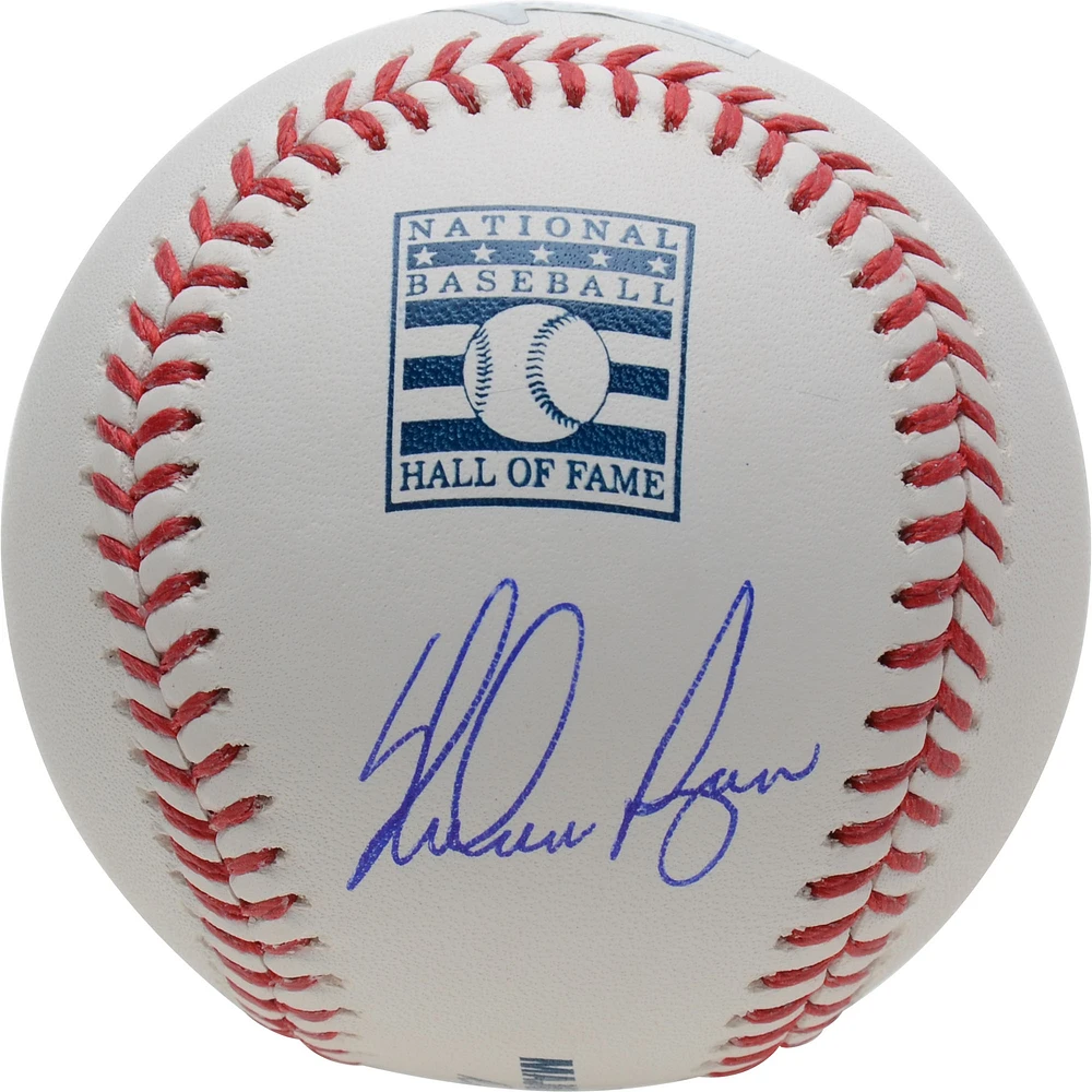 Nolan Ryan Texas Rangers Autographed Hall of Fame Logo Baseball