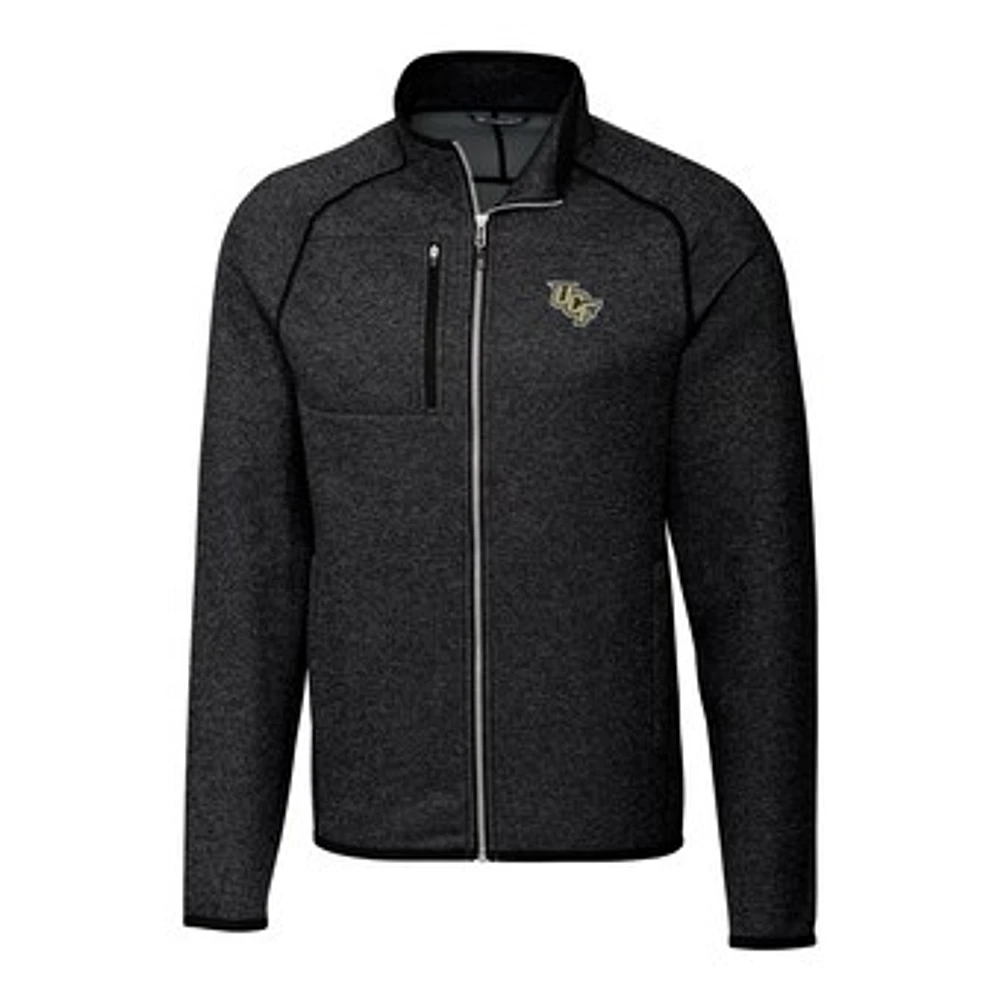 Men's Cutter & Buck Charcoal UCF Knights Mainsail Full-Zip Jacket