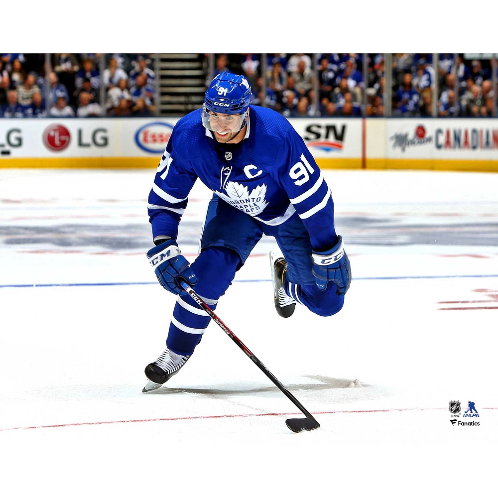 John Tavares Toronto Maple Leafs Unsigned First Game as Captain Photograph