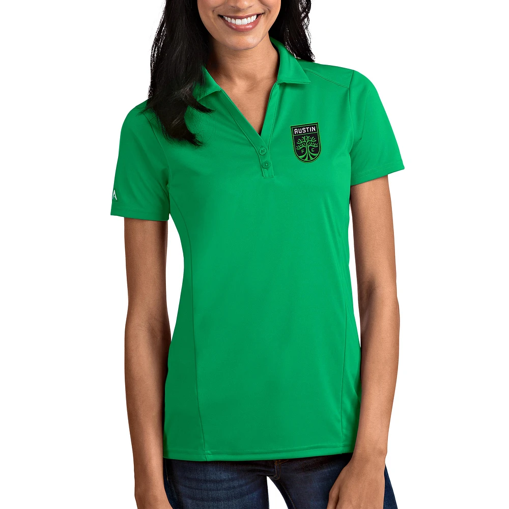 Women's Antigua Green Austin FC Tribute Polo