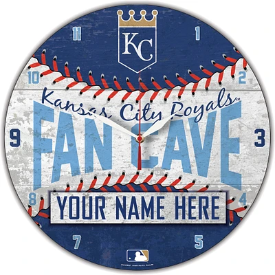 WinCraft Kansas City Royals Personalized 14'' Round Wall Clock