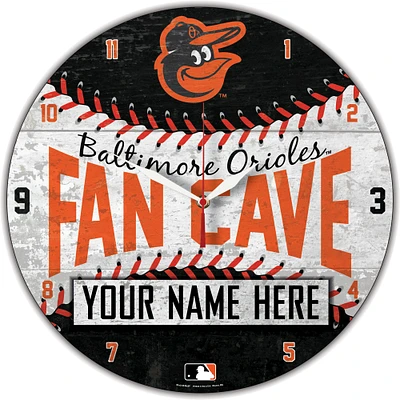 WinCraft Baltimore Orioles Personalized 14'' Round Wall Clock