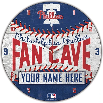 WinCraft Philadelphia Phillies Personalized 14'' Round Wall Clock
