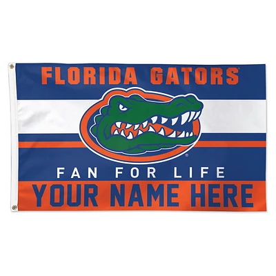 WinCraft Florida Gators Personalized 3' x 5' One-Sided Deluxe Flag