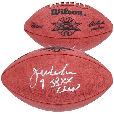Jim McMahon Chicago Bears Autographed Super Bowl XX Duke Pro Football with "SB XX" Inscription
