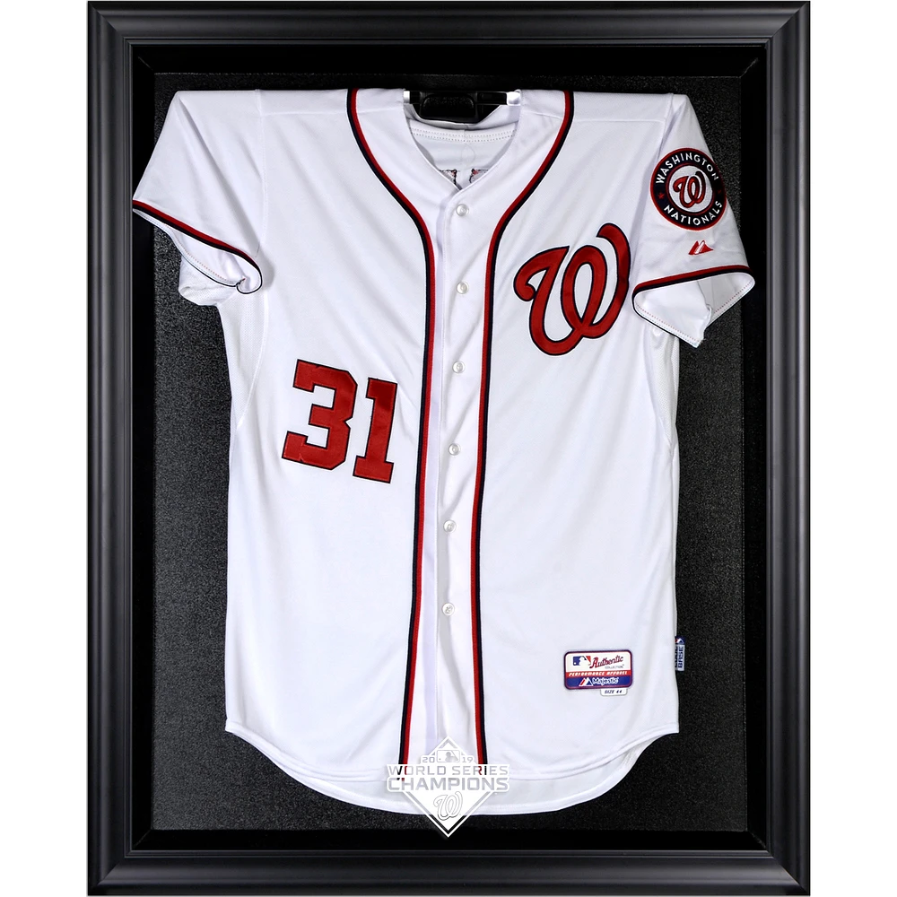 Washington Nationals Black Framed 2019 World Series Champions Logo Jersey Display Case