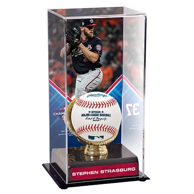 Stephen Strasburg Washington Nationals 2019 World Series Champions Sublimated Display Case with Image