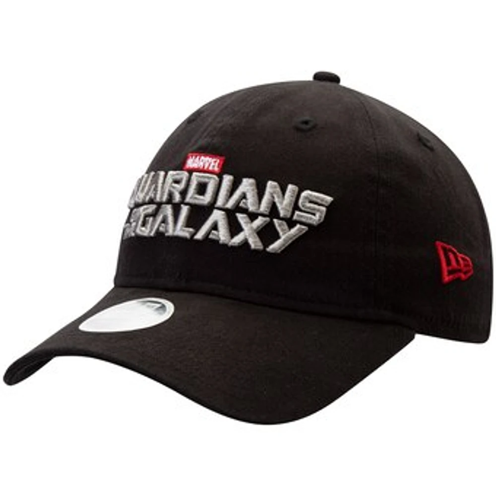 Women's New Era Black Guardians of the Galaxy Wordmark 9TWENTY Adjustable Hat