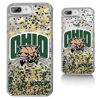 Ohio Bobcats iPhone Glitter Confetti Design Case