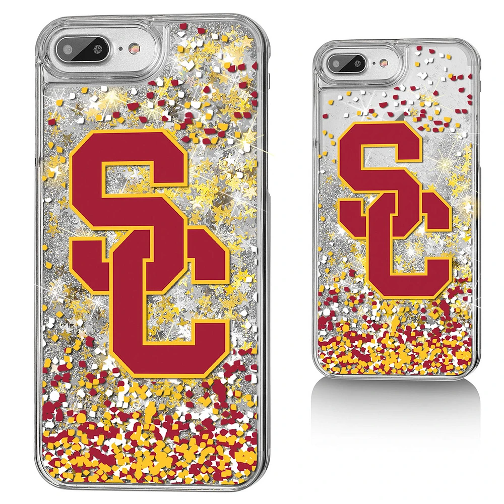 USC Trojans iPhone Glitter Confetti Design Case