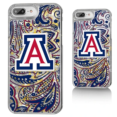 Arizona Wildcats iPhone Glitter Paisley Design Case