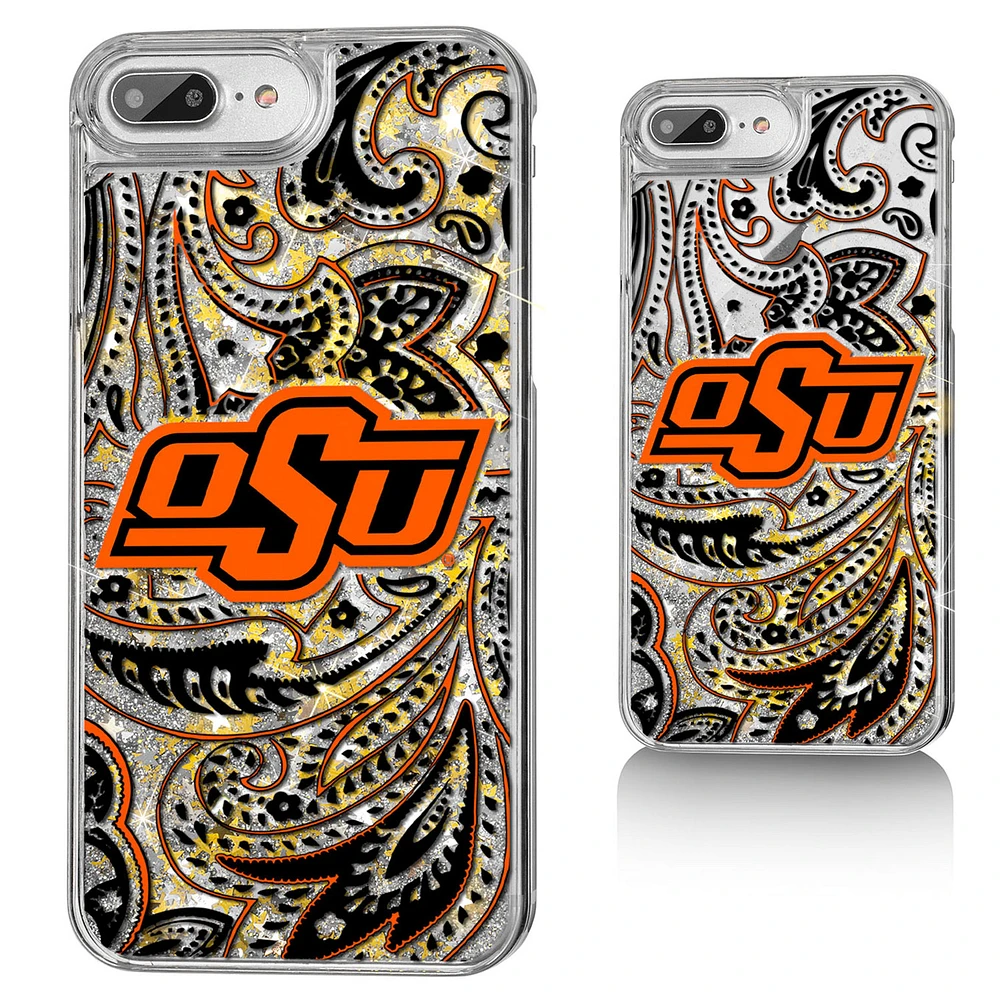 Oklahoma State Cowboys iPhone Glitter Paisley Design Case