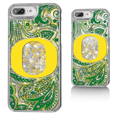 Oregon Ducks iPhone Glitter Paisley Design Case