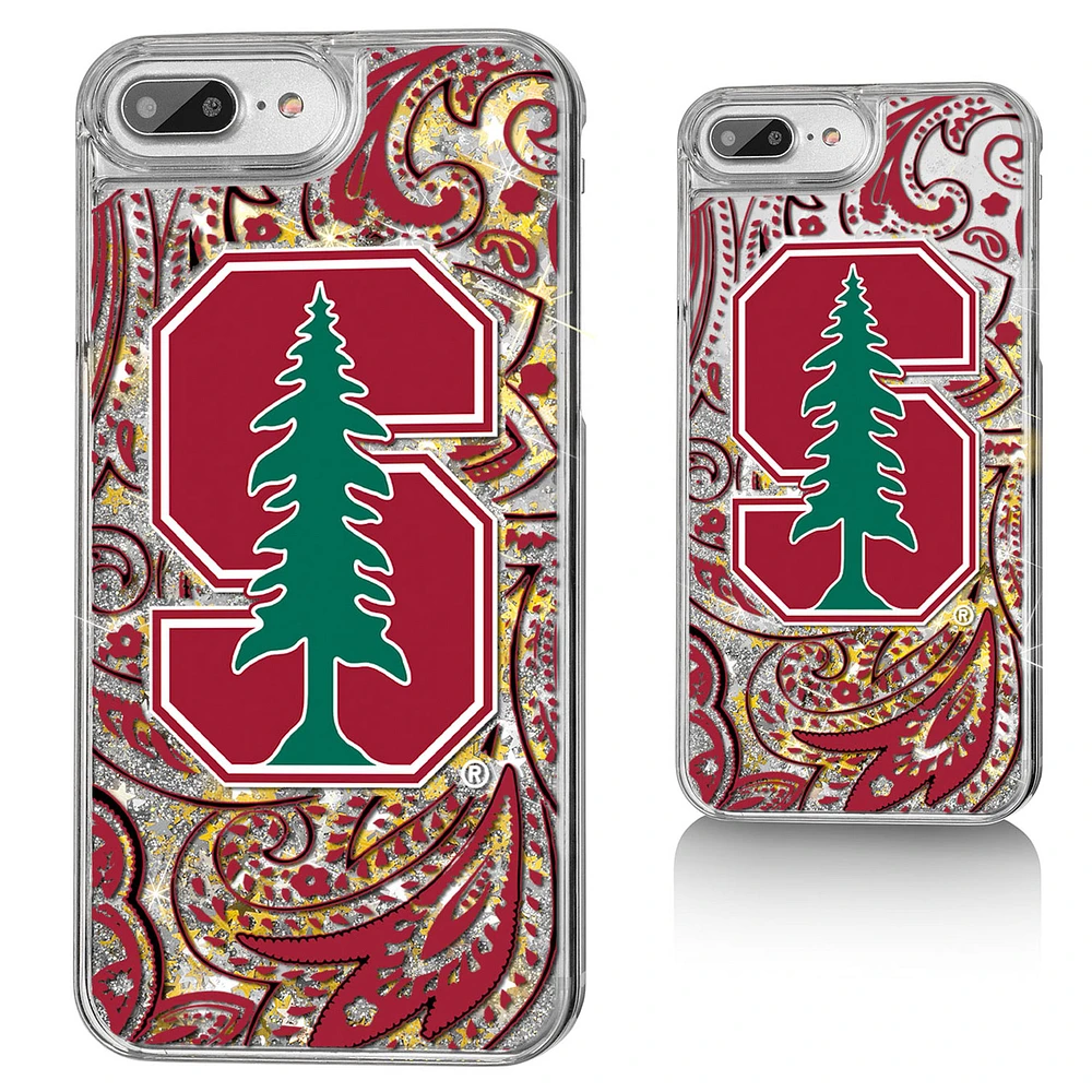Stanford Cardinal iPhone Glitter Paisley Design Case