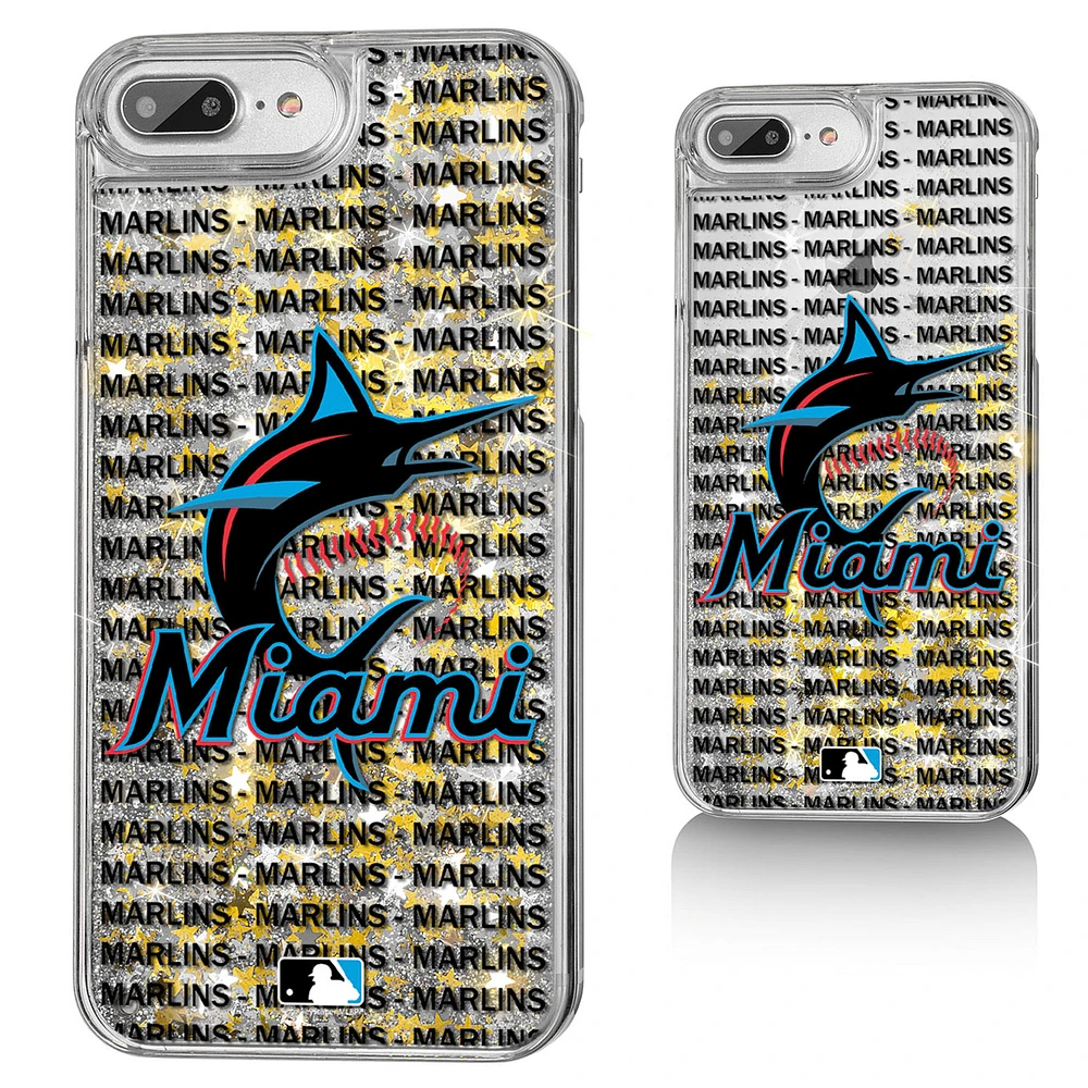 Miami Marlins iPhone Text Backdrop Design Case