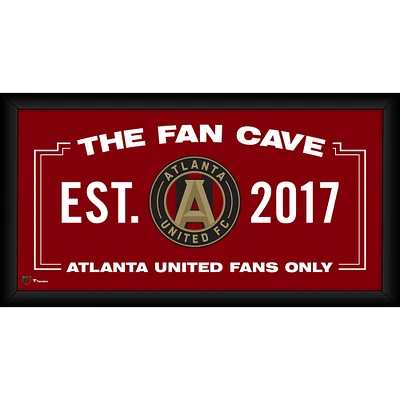 Atlanta United FC Framed 10" x 20" Fan Cave Collage
