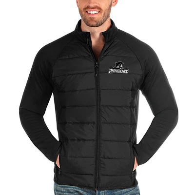 Men's Antigua Black Providence Friars Altitude Full-Zip Jacket