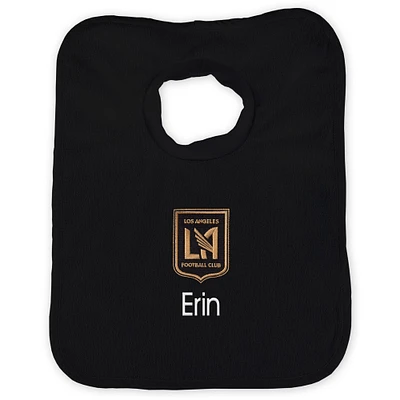 Infant Black LAFC Personalized Bib