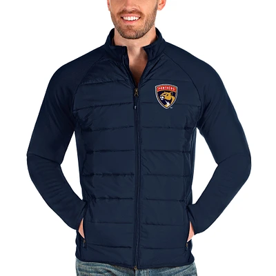 Men's Antigua Navy Florida Panthers Altitude Full-Zip Jacket