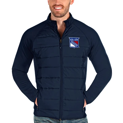Men's Antigua Navy New York Rangers Altitude Full-Zip Jacket