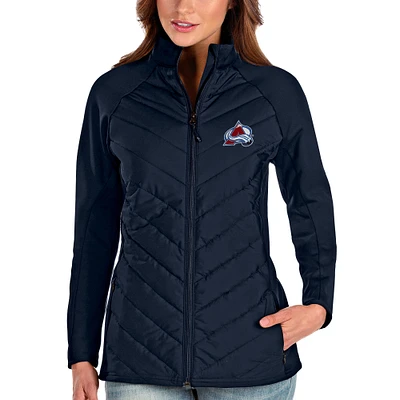 Women's Antigua Navy Colorado Avalanche Altitude Full-Zip Jacket