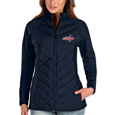 Women's Antigua Navy Washington Capitals Altitude Full-Zip Jacket