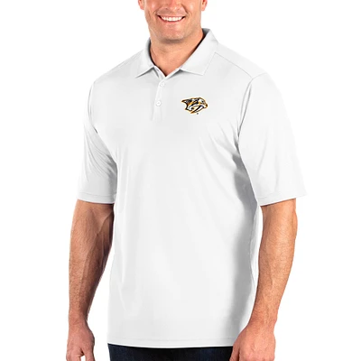 Men's Antigua White Nashville Predators Big & Tall Tribute Polo