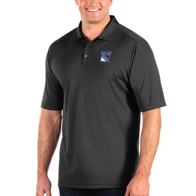 Men's Antigua Gray New York Rangers Big & Tall Tribute Polo