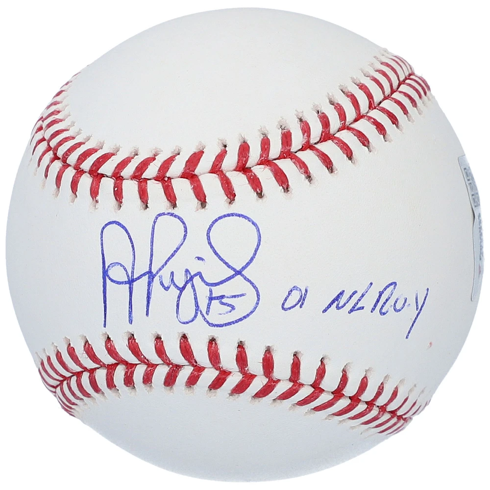 Albert Pujols St. Louis Cardinals Autographed Baseball with "01 NL ROY" Inscription