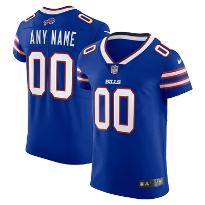 Men's Nike Royal Buffalo Bills Vapor Elite Custom Jersey
