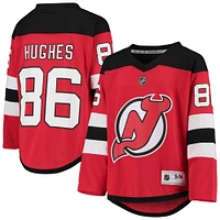 Youth Jack Hughes Red New Jersey Devils Home Player Replica