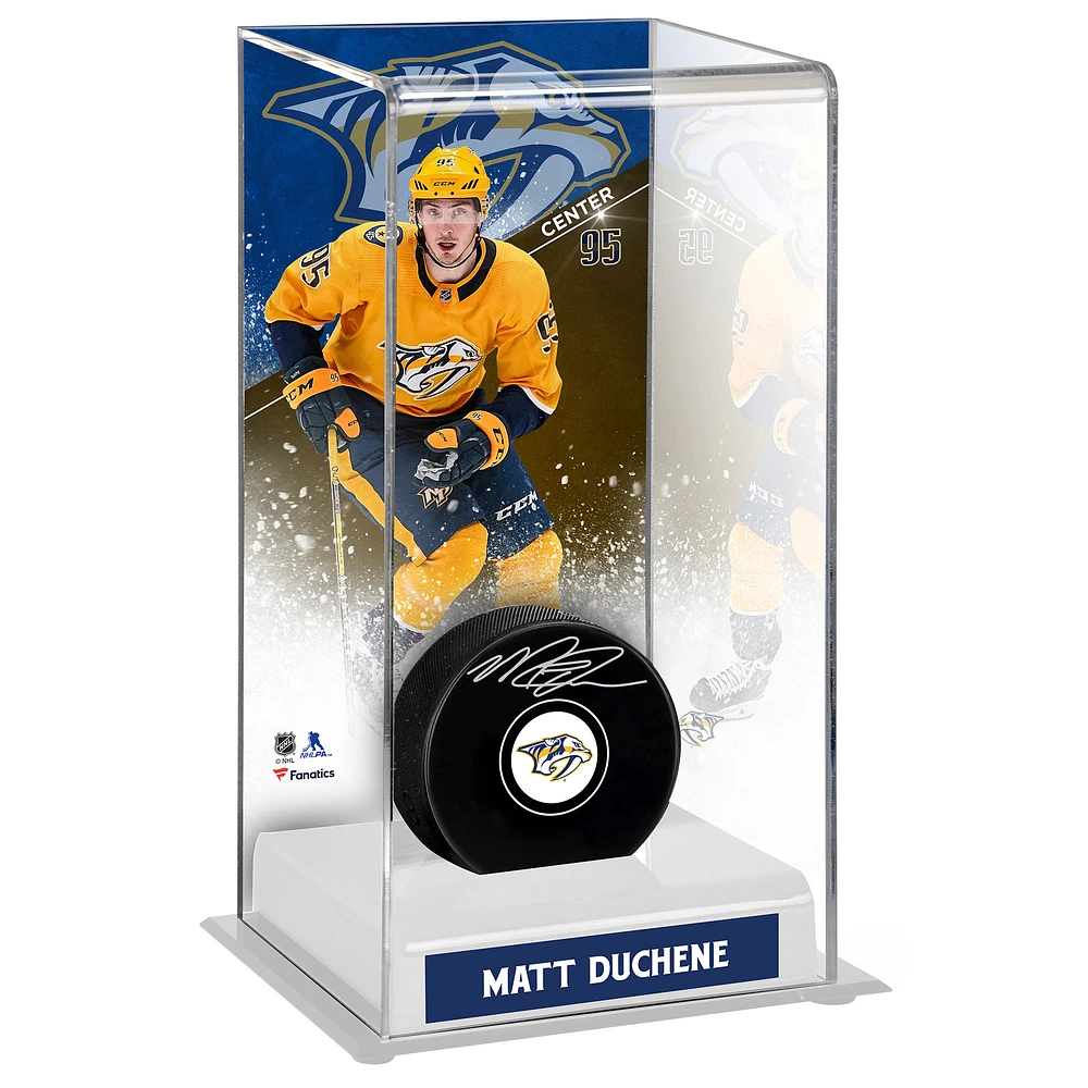 Matt Duchene Nashville Predators Deluxe Tall Hockey Puck Case