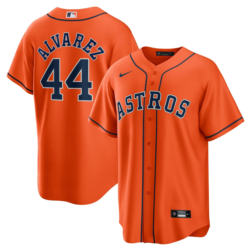 Men's Nike Yordan Álvarez Orange Houston Astros Alternate Replica Player Jersey