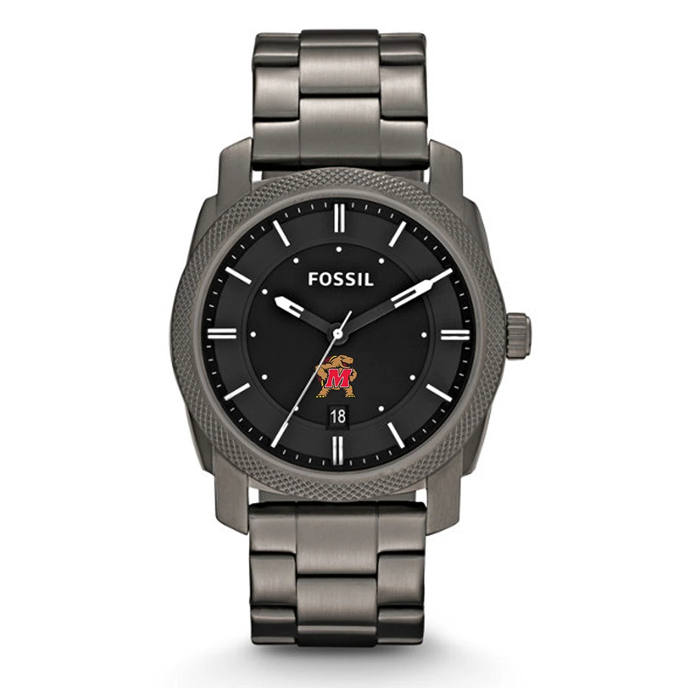 Fossil Maryland Terrapins Machine Smoke Stainless Steel Watch
