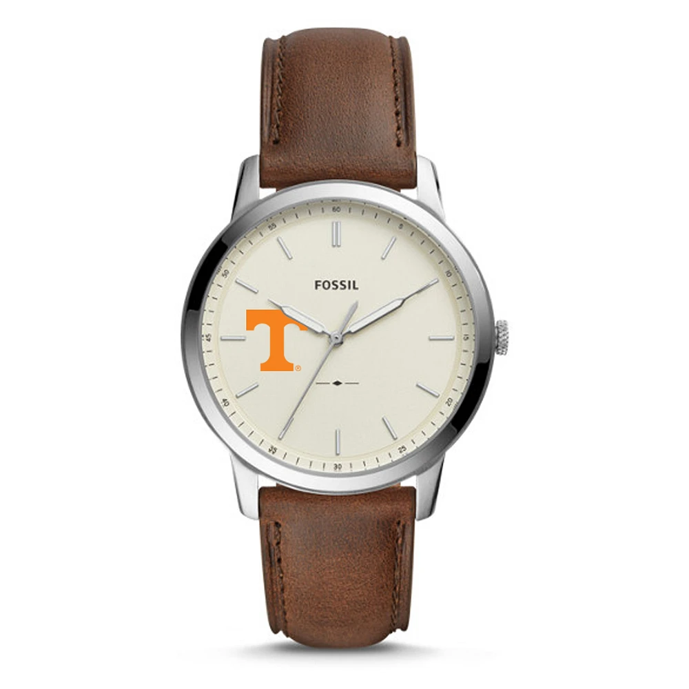 Men's Fossil Tennessee Volunteers The Minimalist Leather Watch