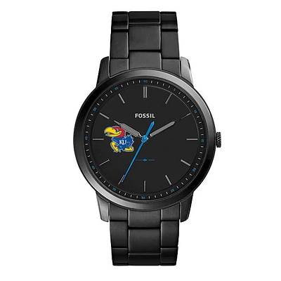 Men's Fossil Kansas Jayhawks The Minimalist Slim Stainless Steel Watch