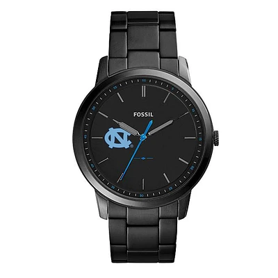 Men's Fossil North Carolina Tar Heels The Minimalist Slim Stainless Steel Watch