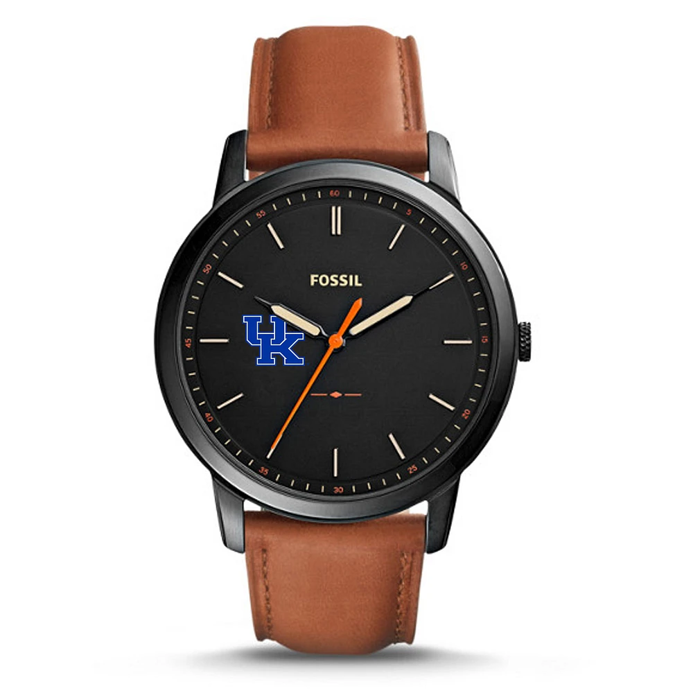 Men's Fossil Kentucky Wildcats The Minimalist Slim Leather Watch